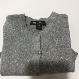 SILVER WITH SPARKLES SWEATER